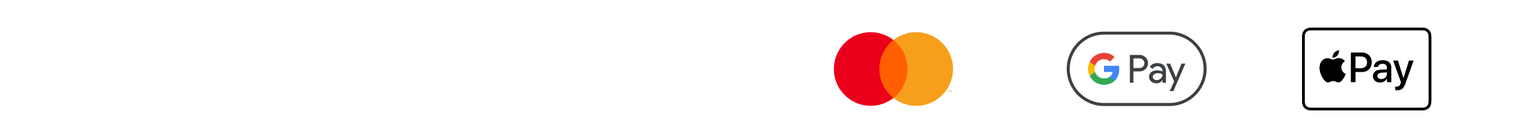 Platební brána Comgate - loga Visa, MasterCard, Google Pay, Apple Pay.